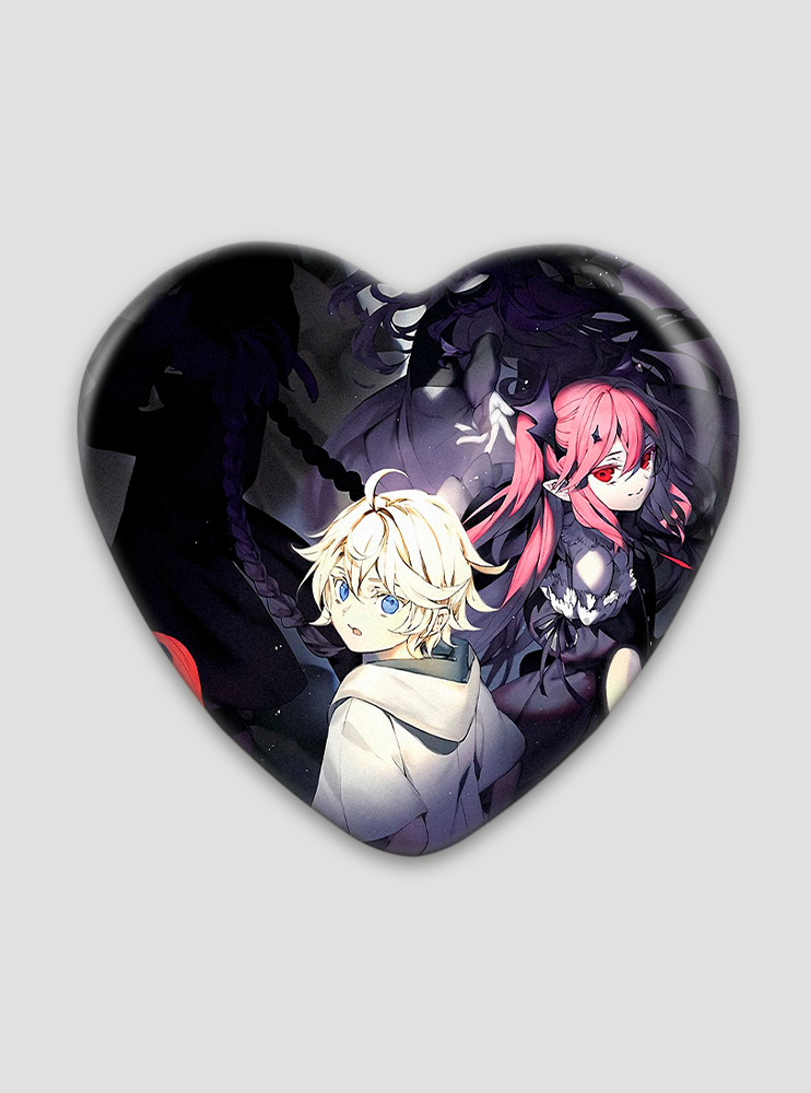 Значок серце Останній Серафим 8 (Owari no Seraph)