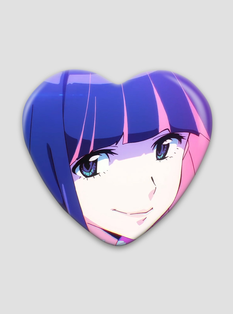 Значок серце Трусяшка та Панчошка 10 (Panty and Stocking)