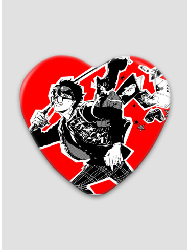 Значок серце Персона "5" 2 (Persona 5)