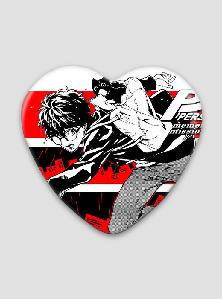 Значок серце Персона "5" 3 (Persona 5)