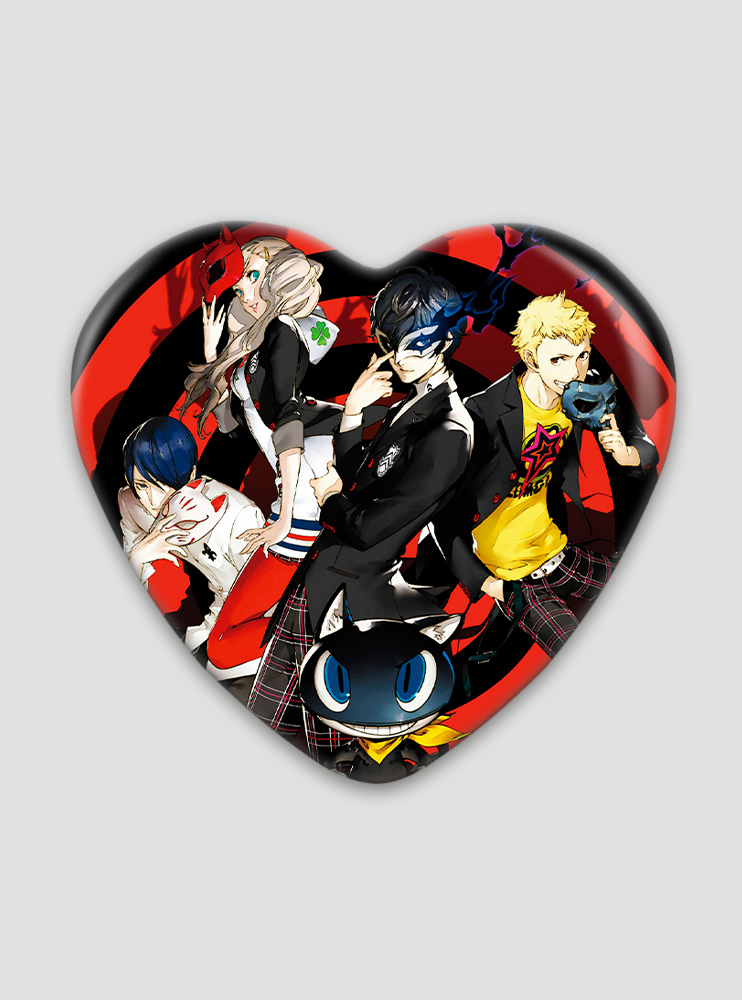 Значок серце Персона "5" 4 (Persona 5)