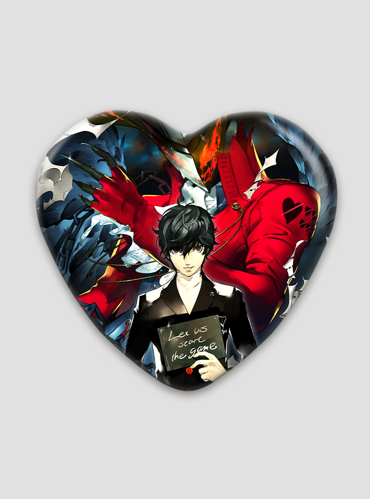 Значок серце Персона "5" 8 (Persona 5)