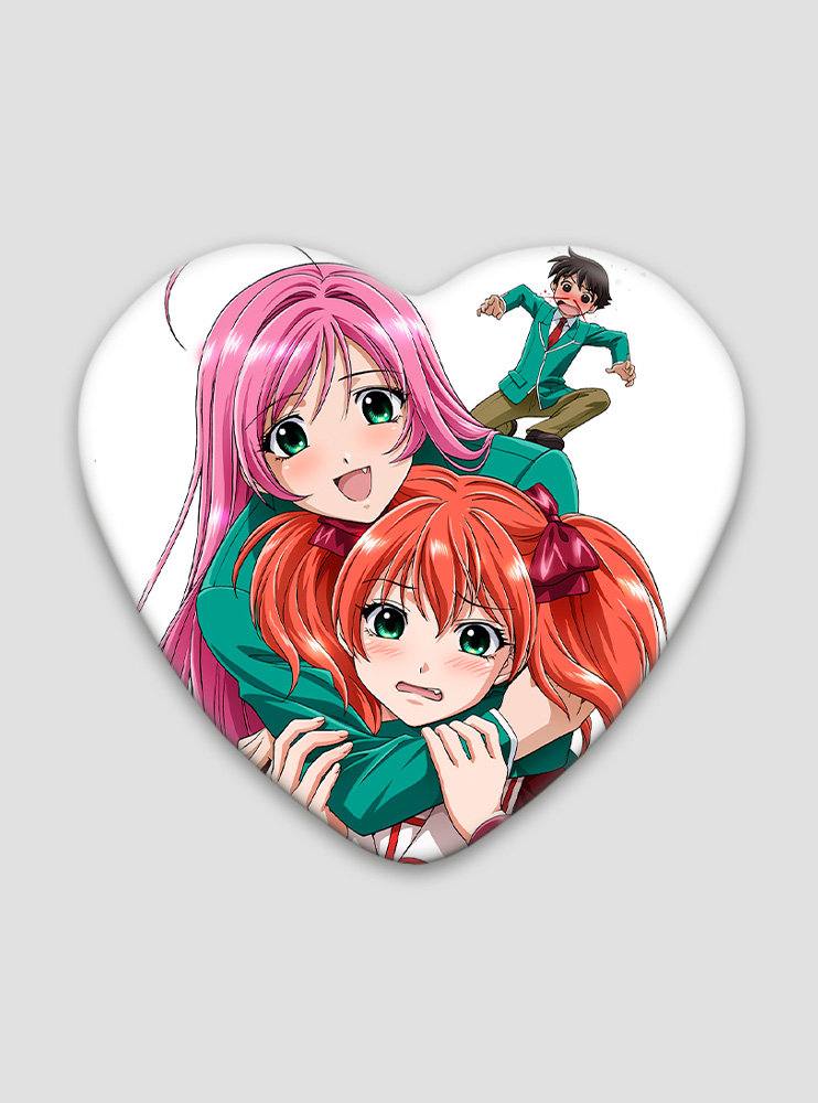 Значок серце Розарій + вампір 5 (Rosario + Vampire)