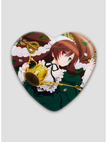 Значок серце Діва Розена 10 (Rozen Maiden)