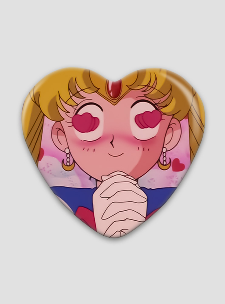 Значок серце Сейлор Мун 21 (Sailor Moon)