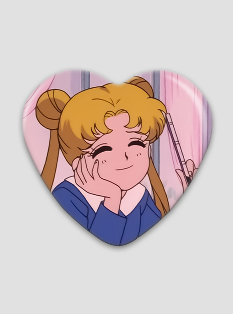 Значок серце Сейлор Мун 22 (Sailor Moon)