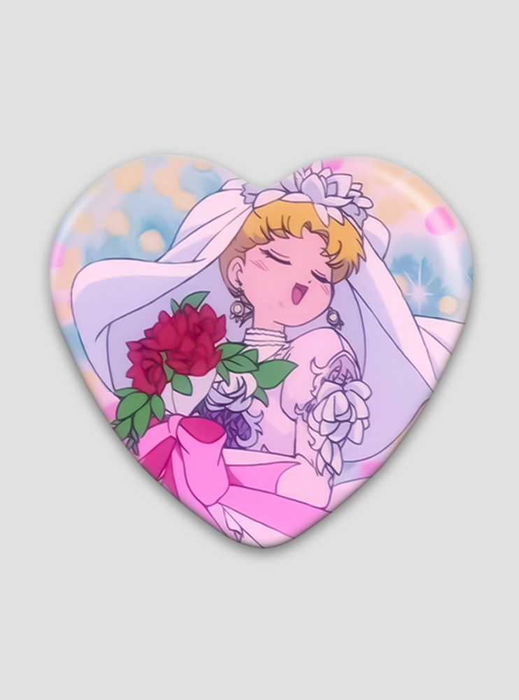 Значок серце Сейлор Мун 25 (Sailor Moon)