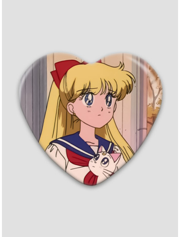 Значок серце Сейлор Мун 30 (Sailor Moon)