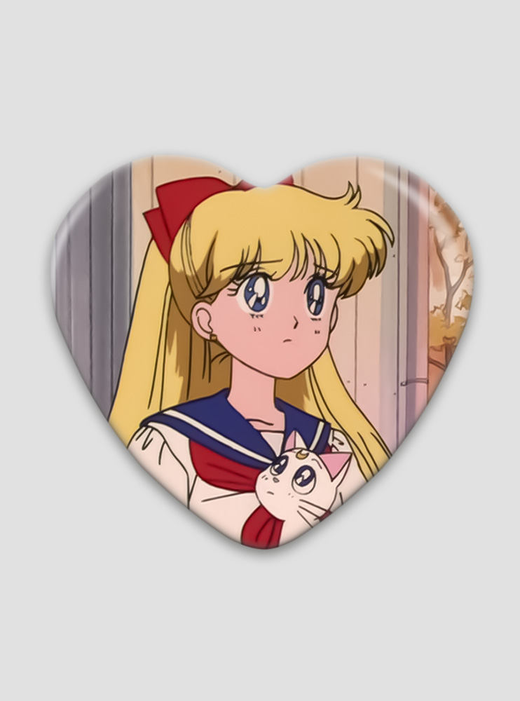 Значок серце Сейлор Мун 30 (Sailor Moon)