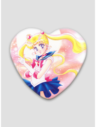 Значок серце Сейлор Мун 15 (Sailor Moon)