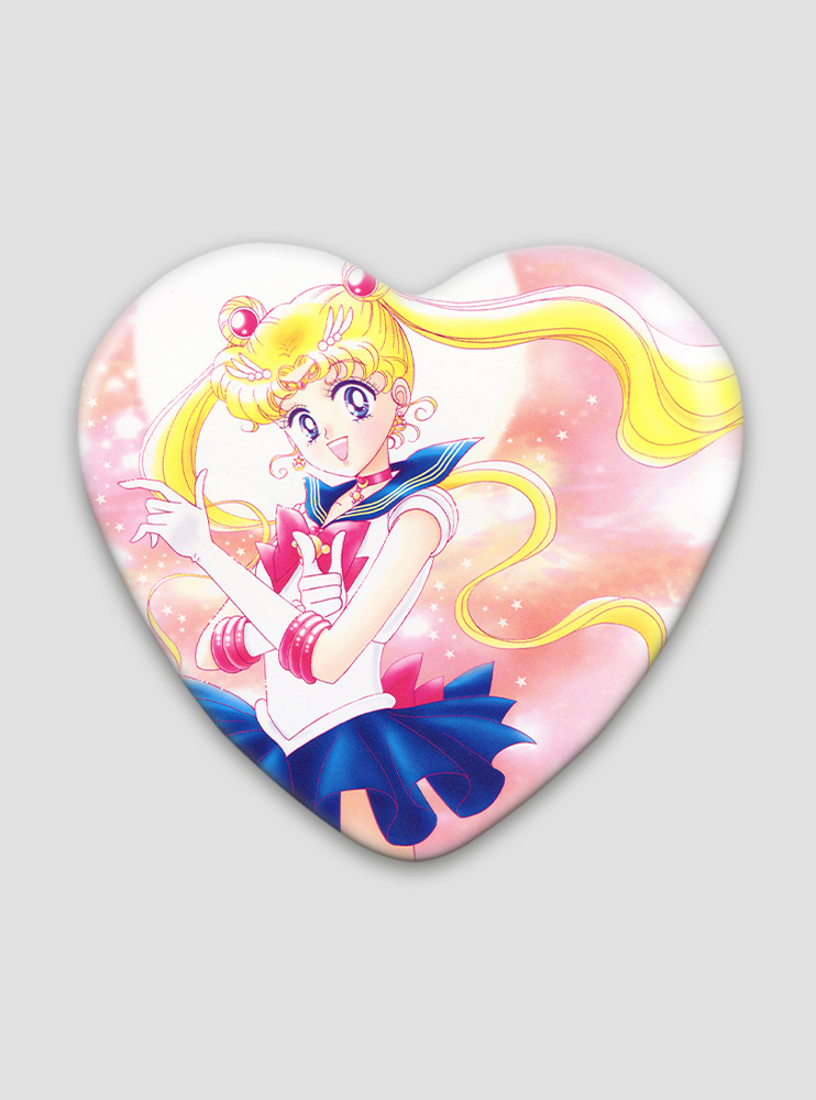 Значок серце Сейлор Мун 15 (Sailor Moon)