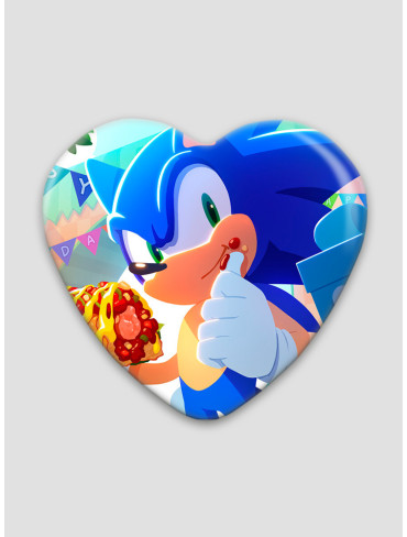 Значок серце Сонік Х 6 (Sonic X)