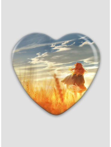 Значок серце Вовчиця і прянощі (Spice and Wolf)