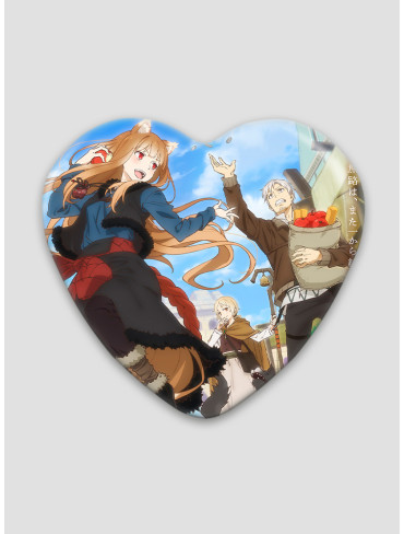 Значок серце Вовчиця і прянощі 10 (Spice and Wolf)