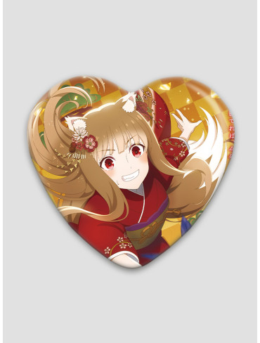Значок серце Вовчиця і прянощі 2 (Spice and Wolf)
