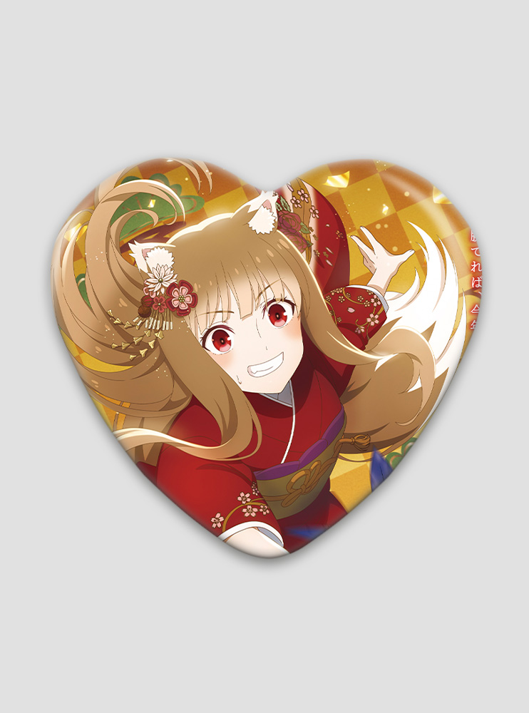 Значок серце Вовчиця і прянощі 2 (Spice and Wolf)