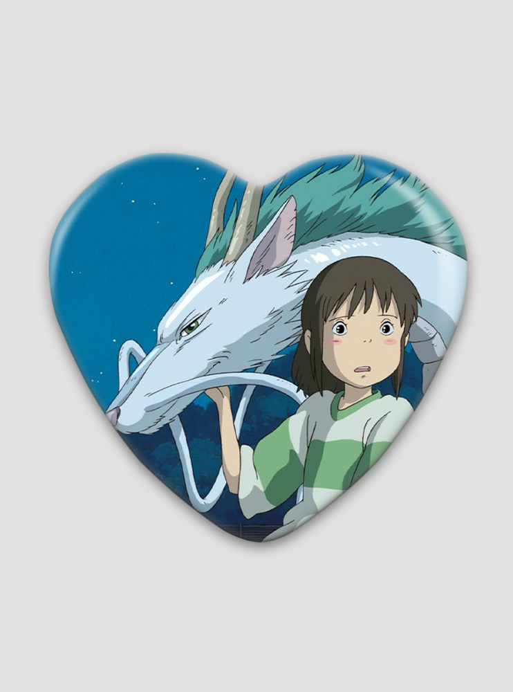 Значок серце Віднесені привидами 6 (Spirited away)