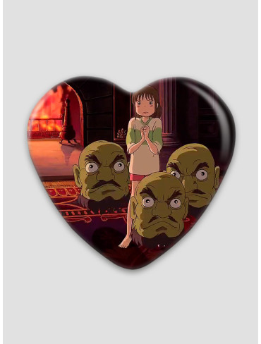 Значок серце Віднесені привидами 7 (Spirited away)