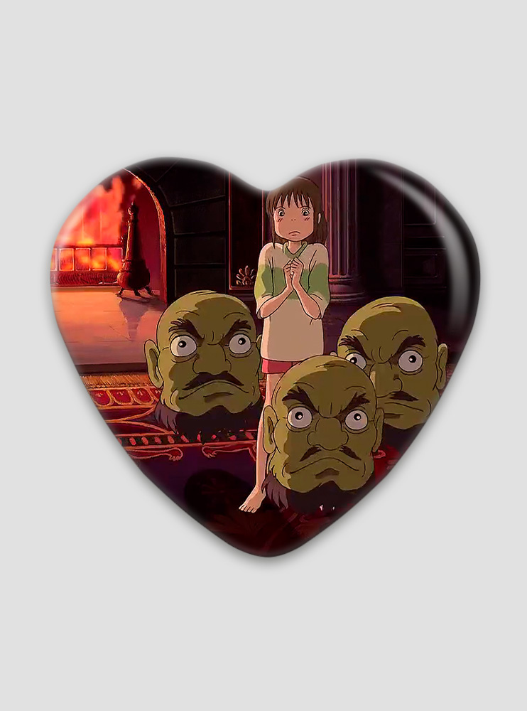 Значок серце Віднесені привидами 7 (Spirited away)