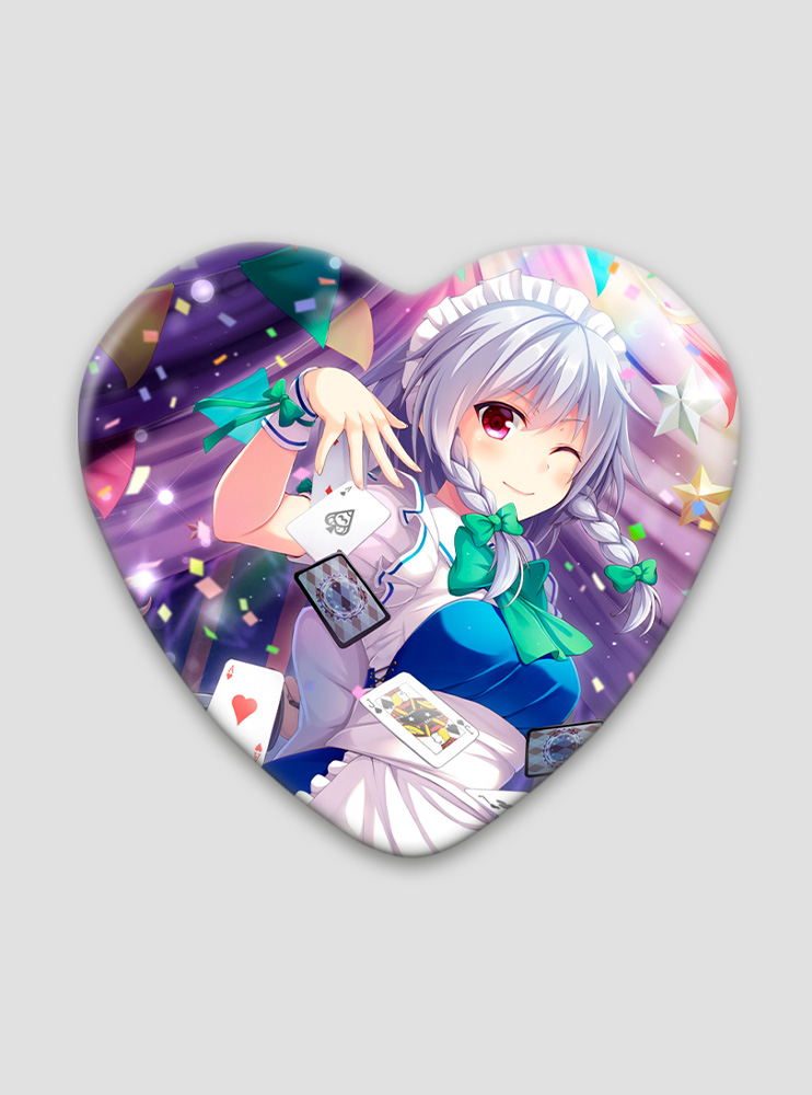Значок серце Тохо Проджект 11 (Touhou Project)