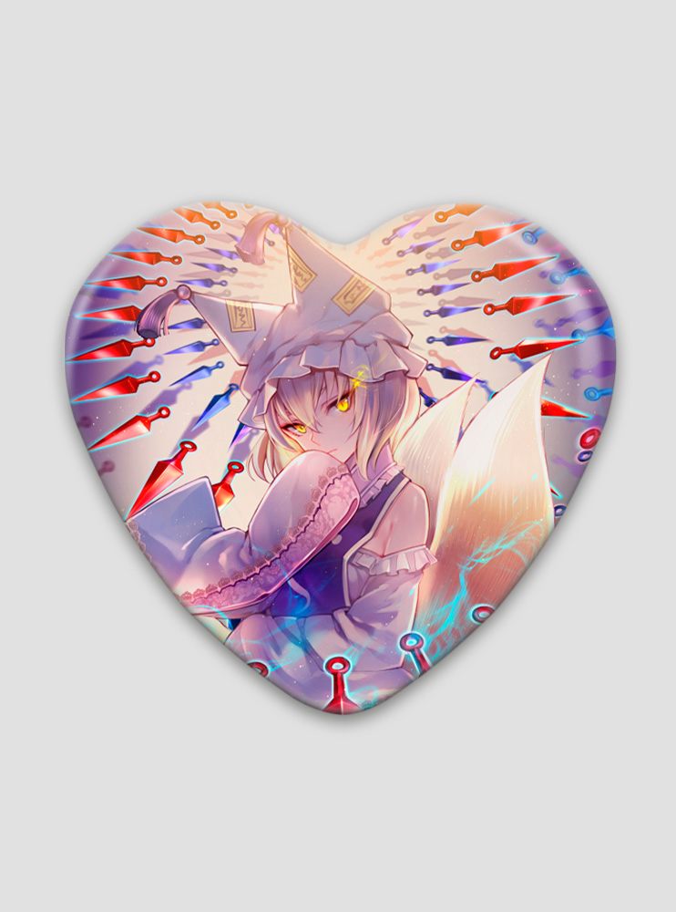 Значок серце Тохо Проджект 12 (Touhou Project)