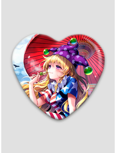 Значок серце Тохо Проджект 14 (Touhou Project)