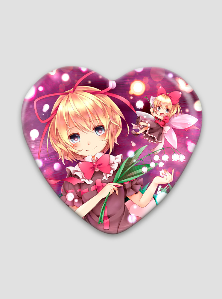 Значок серце Тохо Проджект 6 (Touhou Project)