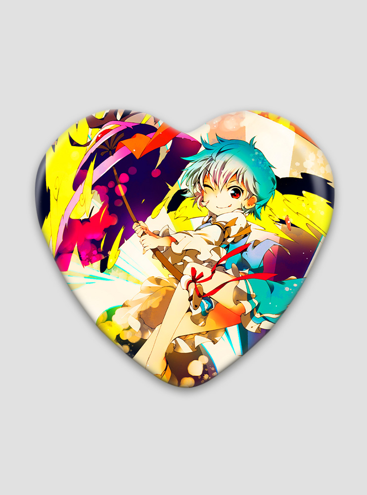 Значок серце Тохо Проджект 9 (Touhou Project) Значок серце Тохо Проджект 9 (Touhou Project)