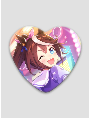 Значок серце Кобилички. Доленосне дербі (Uma Musume: Pretty Derby)