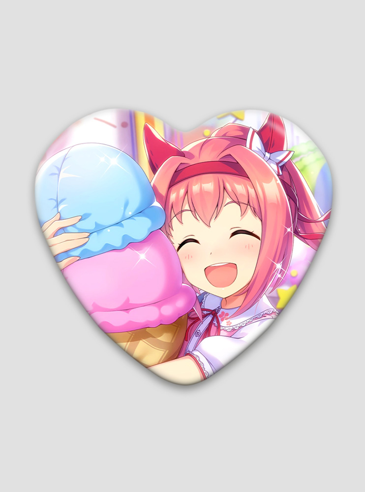 Значок серце Кобилички. Доленосне дербі 10 (Uma Musume: Pretty Derby)