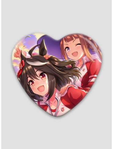 Значок серце Кобилички. Доленосне дербі 11 (Uma Musume: Pretty Derby)
