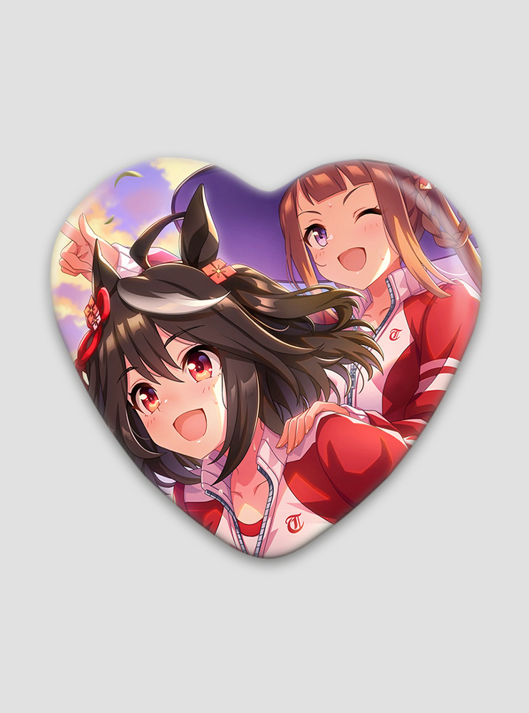 Значок серце Кобилички. Доленосне дербі 11 (Uma Musume: Pretty Derby)