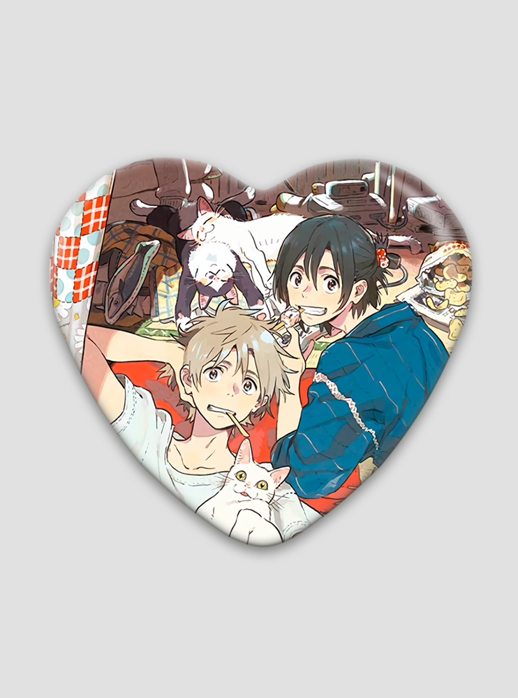 Значок серце Незнайомець на узбережжі 6 (Umibe no Etranger)