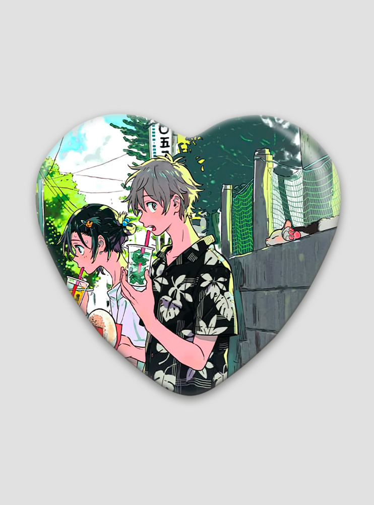 Значок серце Незнайомець на узбережжі 9 (Umibe no Etranger)