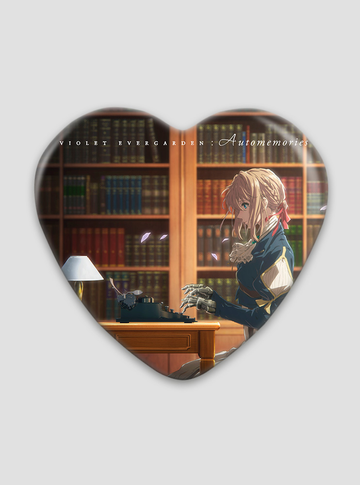 Значок серце Віолета Евергарден 4 (Violet Evergarden)