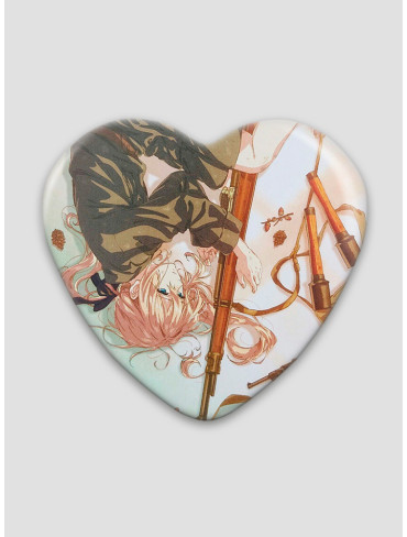 Значок серце Віолета Евергарден 7 (Violet Evergarden)