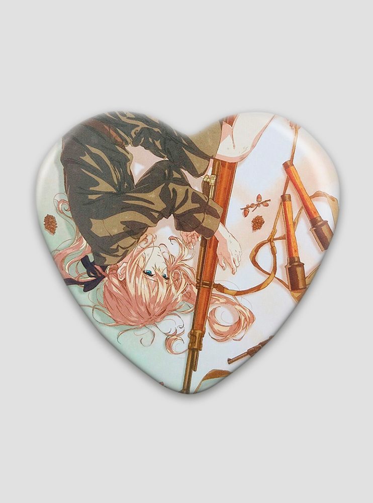 Значок серце Віолета Евергарден 7 (Violet Evergarden)