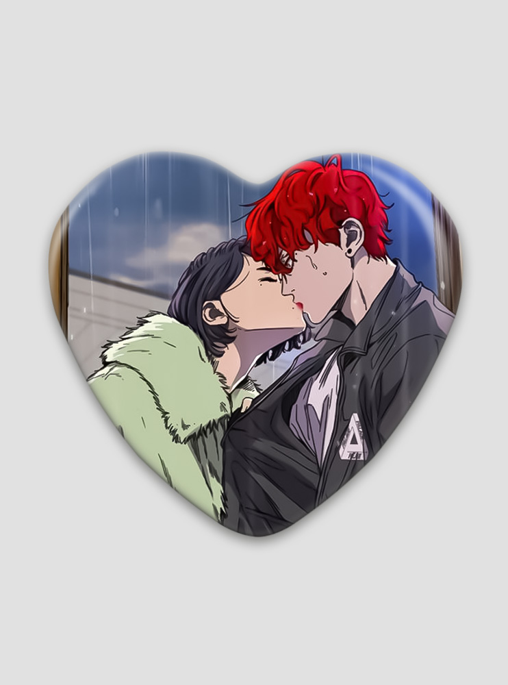 Значок серце Вітролом 7 (Wind Breaker) (Bike)