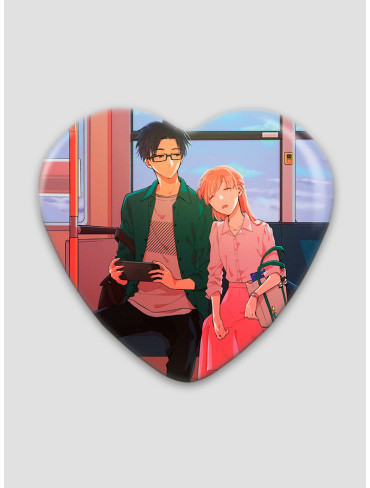 Значок серце Так складно любити отаку 3 (Wotaku ni Koi wa Muzukashii)