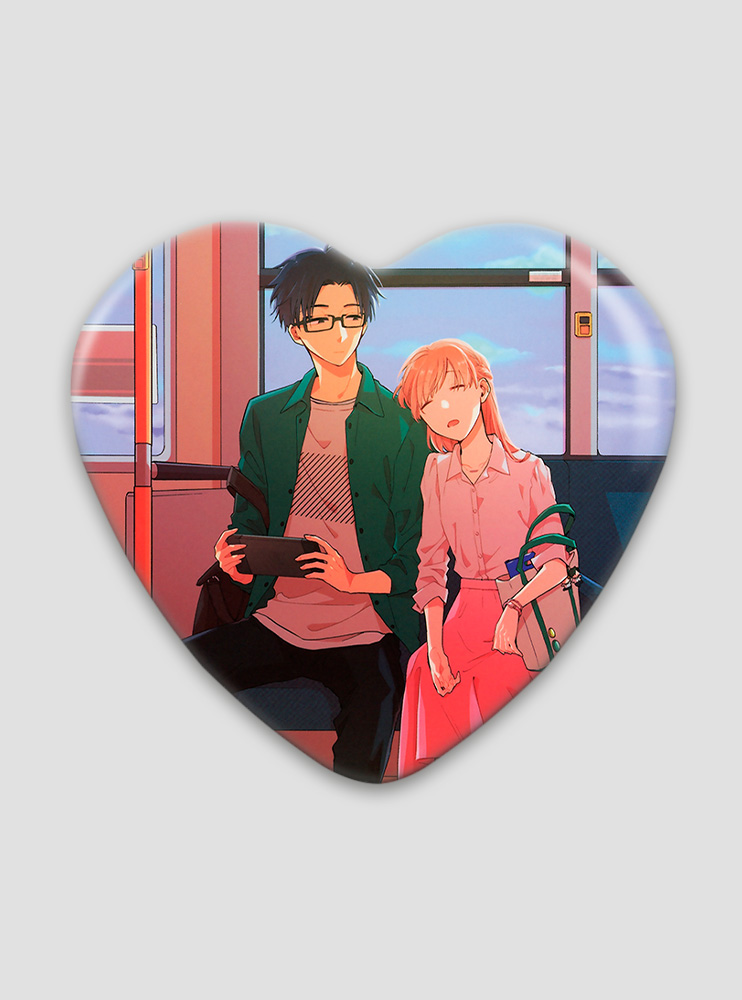 Значок серце Так складно любити отаку 3 (Wotaku ni Koi wa Muzukashii)