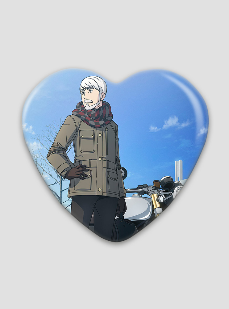 Значок серце Дівчачий Табір 12 (Yuru Camp)