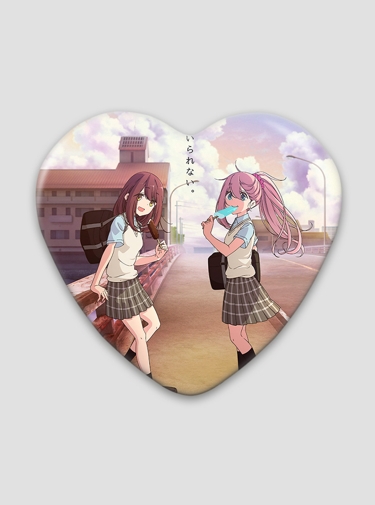 Значок серце Дівчачий Табір 15 (Yuru Camp)
