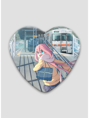 Значок серце Дівчачий Табір 4 (Yuru Camp)