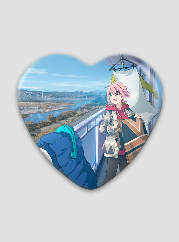 Значок серце Дівчачий Табір 5 (Yuru Camp)
