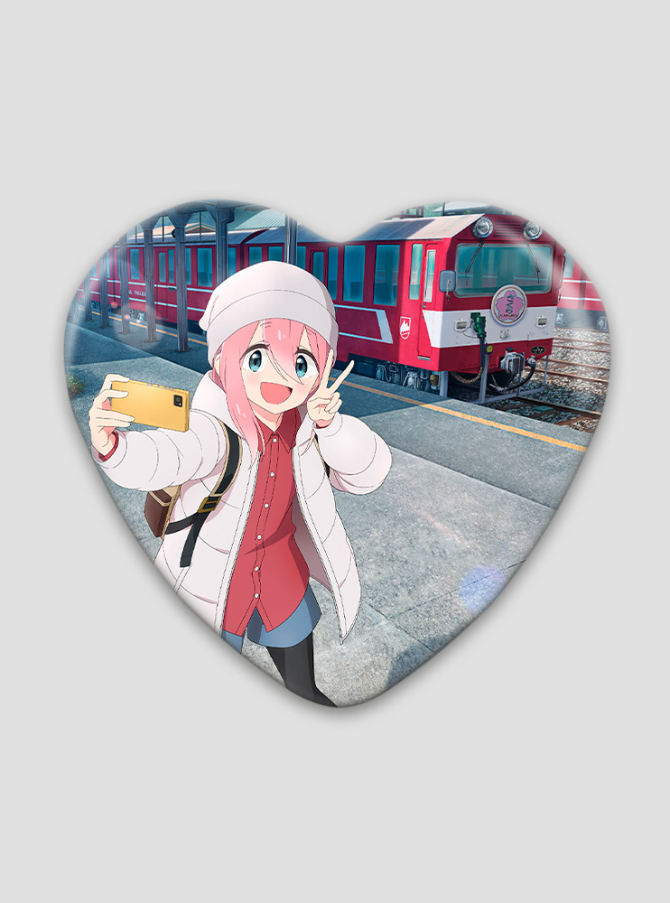 Значок серце Дівчачий Табір 6 (Yuru Camp)