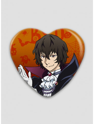 Значок серце Літературні генії Бродячі Пси 20 (Bungou Stray Dogs)