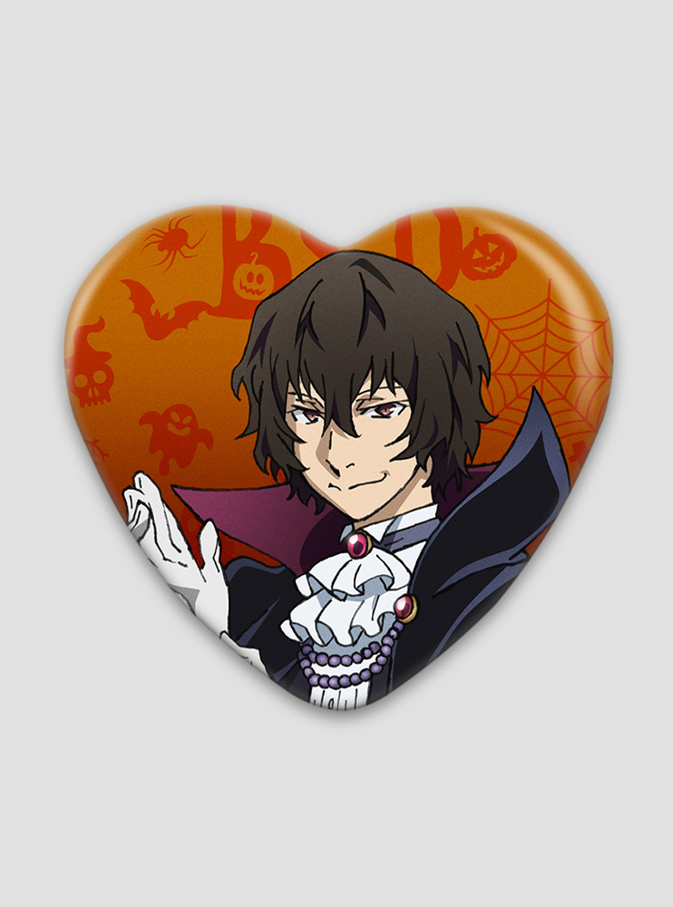 Значок серце Літературні генії Бродячі Пси 20 (Bungou Stray Dogs)
