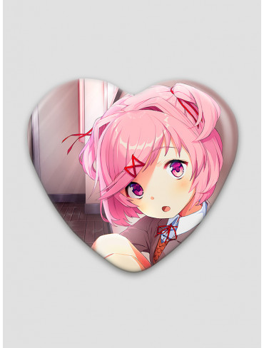 Значок серце Doki Doki Літературний клуб! 10 (Doki Doki Literature Club!)