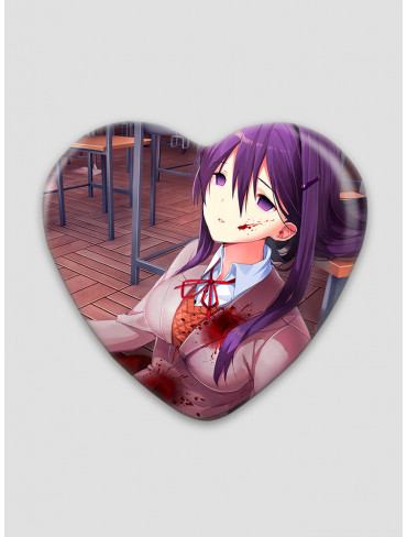 Значок серце Doki Doki Літературний клуб! 5 (Doki Doki Literature Club!)