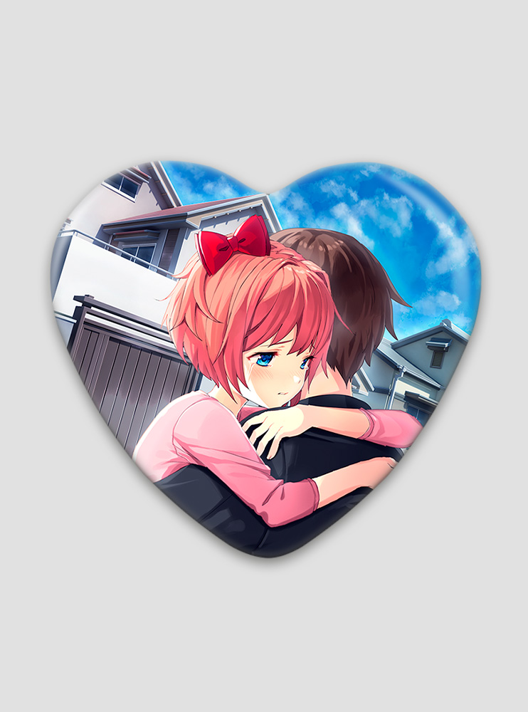 Значок серце Doki Doki Літературний клуб! 6 (Doki Doki Literature Club!)